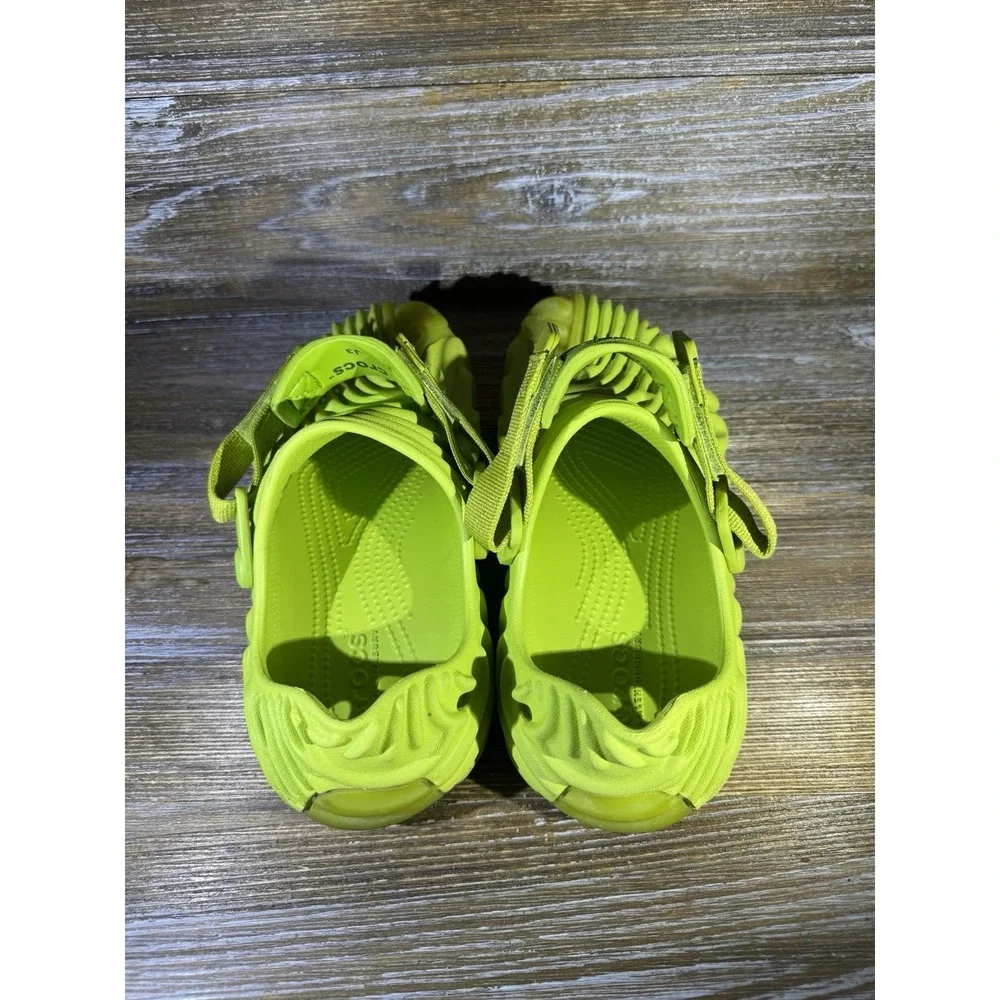 Crocs Pollex Clog by Salehe Bembury Crocodile Green Juniors Kids Size J3